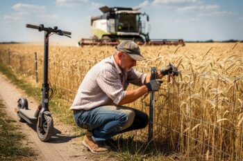 agriculteur trotinette